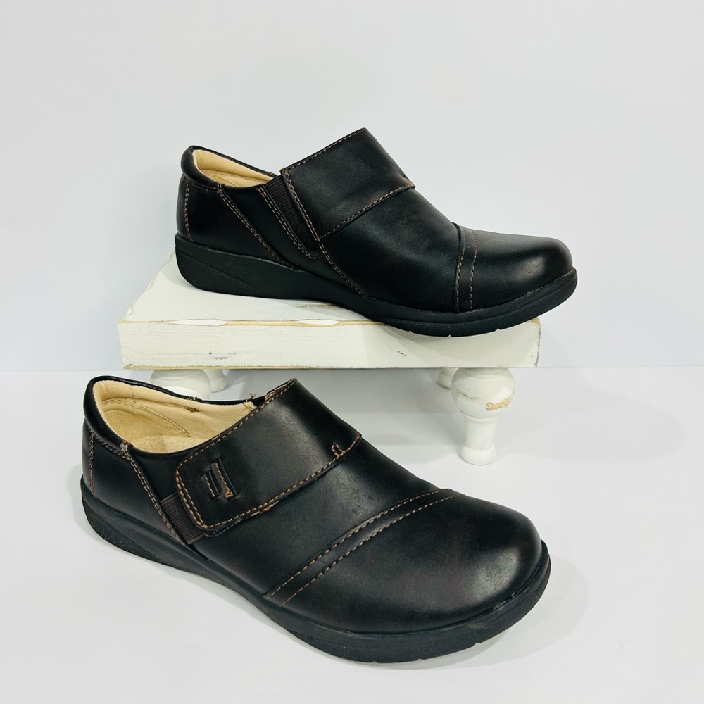 Kim Rogers Brown Slip-On Shoes